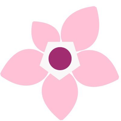 Illustration of a cherry blossom representing ongoing support