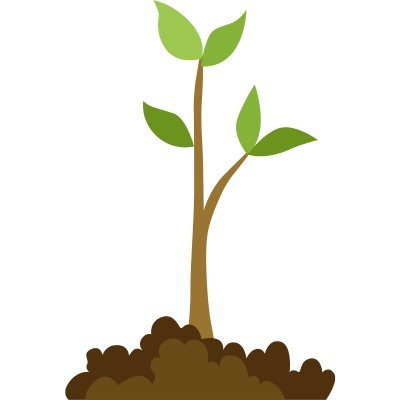 Illustration of a sprouting plant representing the planning phase
